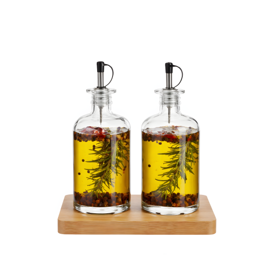 Glass Oil Dispenser - 2 Pcs